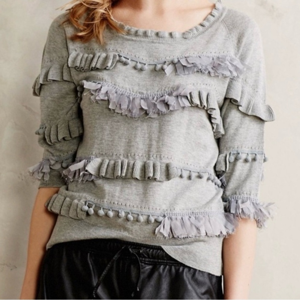 Anthropologie Knitted & Knotted Sweater